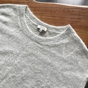 Babaton- Light gray Italian Mohair Sweater - Drop sleeve Long - Size XS